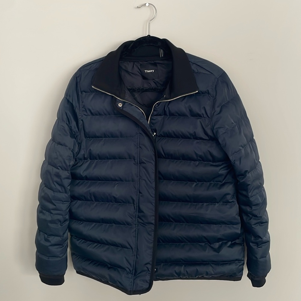 Theory women’s puffer jacket zip